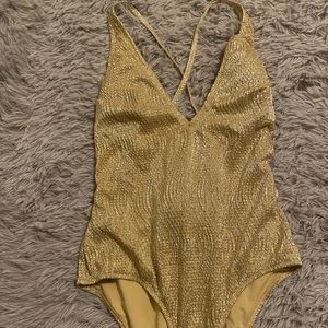 Glitter body suit